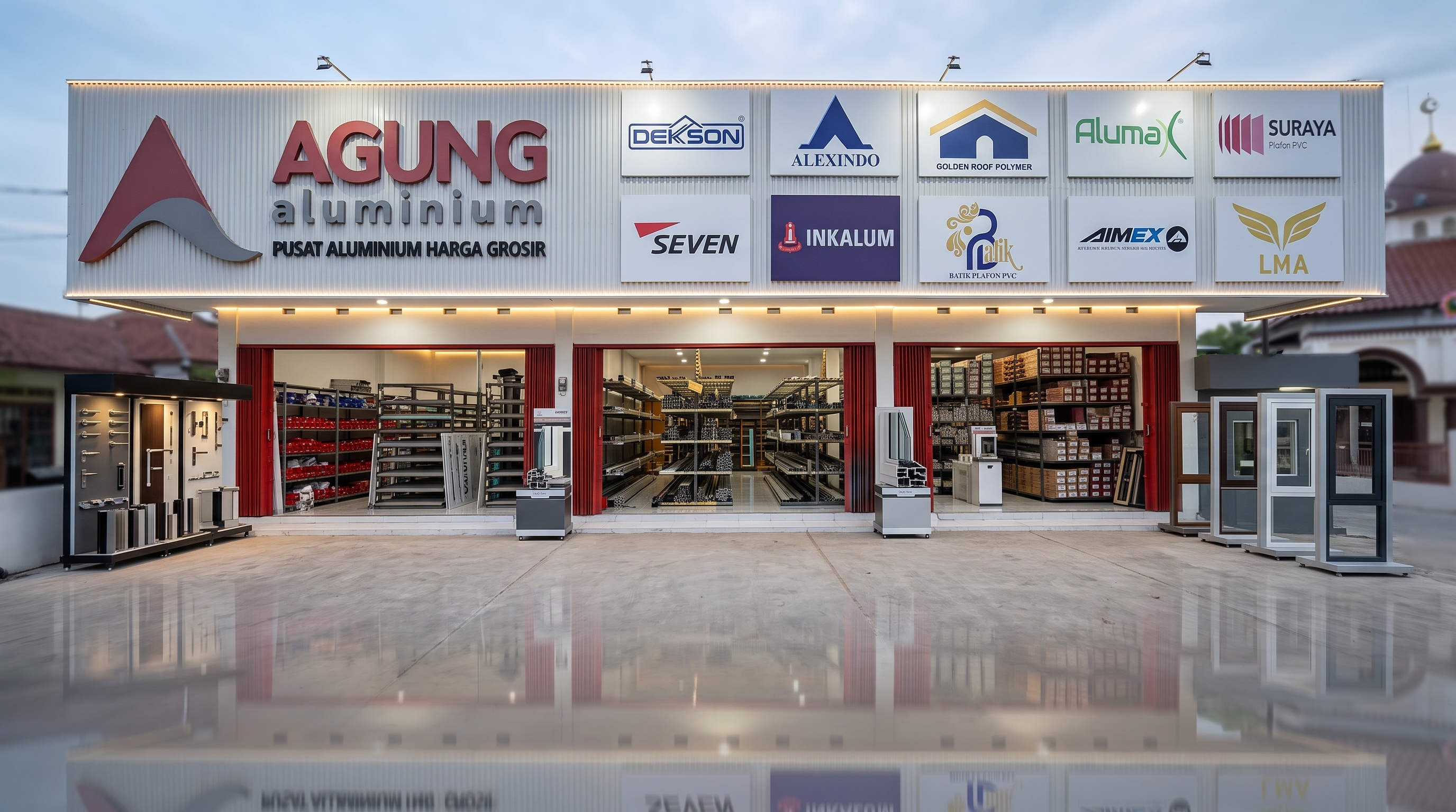 Showroom Agung Aluminium